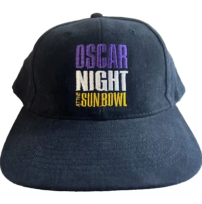 Gorra Oscar De La Hoya vs Charpentier 1998 lucha negra noche en el sol bowl Foto 1 de 4