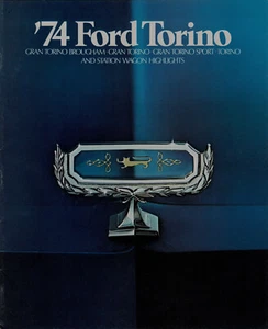 1974 Ford Torino Gran Torino Brougham Sport Wagon Sales Brochure - Picture 1 of 1
