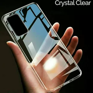 Clear Case For Samsung Galaxy A12 A10S A11 A21S A51 A71 Silicone Gel Phone Cover - Picture 1 of 38
