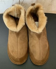 men's eddie bauer shearling boot slippers