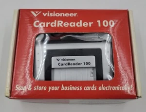 Visioneer Card Reader 100 USB Powered Business Card Scanner Open Box - Picture 1 of 7