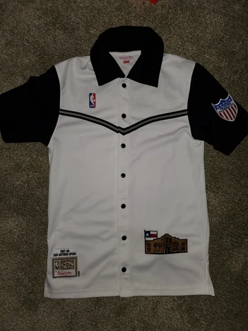 San Antonio Spurs 1987-88 Mitchell & Ness Authentic NBA Warm-Up Jacket Retro Cover