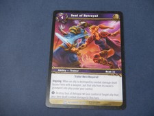Seal of Betrayal  Rare World of Warcraft TCG WOW HC3015
