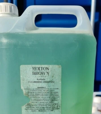 Molton braun volumisierendes Kumudu Shampoo 5L Hotel Nachfüllung werkseitig versiegelt