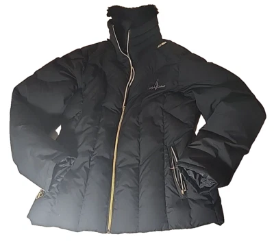 Chaqueta Baby Phat para mujer abrigo extra grande acolchado piel de conejo ribete relleno Foto 1 de 4