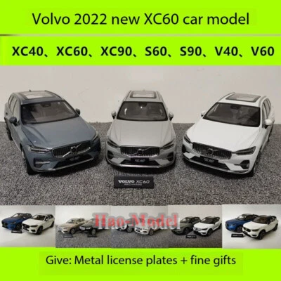1:18 Volvo XC60-2015 S60-2020 S90-2018 SUV Alloy Diecast Car Model Birthday Gift - Image 1 of 4
