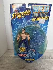 1998 Toybiz Spiderman Namor Actionfigur Web Splashers Hydro Blast Vintage Neu - Bild 1 von 12