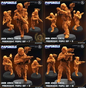 Union Armed Forces SOF | 12 Pose Options | Papsikels | 32mm scale - Picture 1 of 14