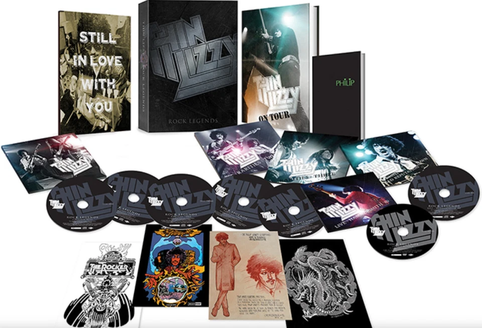 Thin Lizzy - Rock Legends Limited Deluxe Edition  JAPAN Box 6 SHM CD + DVD NEU - Bild 1 von 4