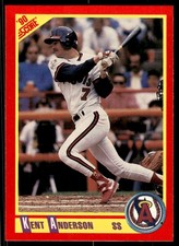 1990 Score Kent Anderson California Angels #412