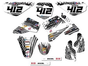 Kit de gráficos Senge 2005-2023 RM 85 MERICA gris compatible con Suzuki - Imagen 1 de 10