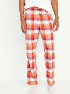 NWT Old Navy Red Madras Plaid Flannel Pajama Pants Sleep Lounge Men S XL - Picture 1 of 4