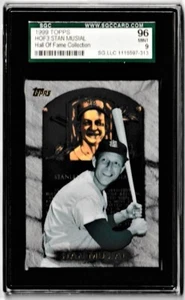 Stan Musial 1999 Topps Hall of Fame Collection Card Graded by SGC 96 Mint ( 9 ) - Bild 1 von 4