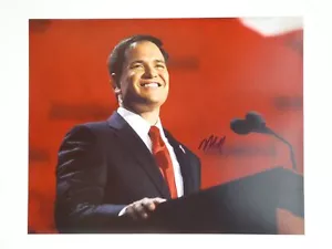 Foto firmada por Marco Rubio 11x14 del senador de Florida autografiada - Imagen 1 de 1