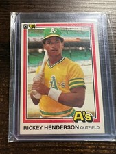 A124,854 - 1981 Donruss #119 Rickey Henderson