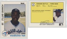 1990 Best Medicine Hat Blue Jays Howard Battle #26