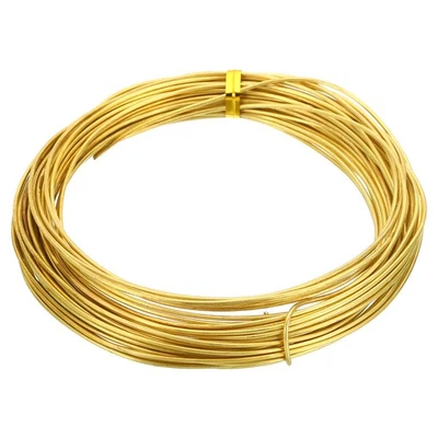Half Hard Brass Wire, 1Pcs 16Gauge/1.2mm Diameter 10m/32.8ft Craft Wire Foto 1 de 4