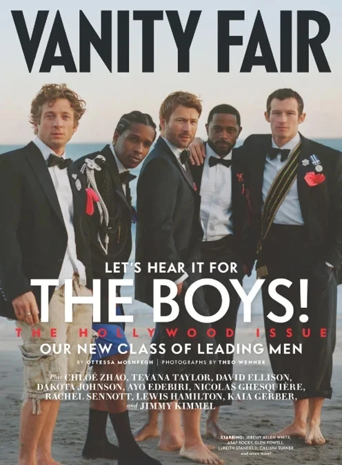 VANITY FAIR Magazine Hollywood Issue 2025 - Jeremy Allen White, A$AP Rock, Glen  - Image 1 of 1