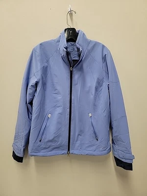 Chaqueta Zero Restriction para mujer talla L azul logotipo CBS cremallera completa Foto 1 de 4