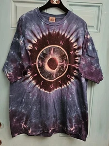 Rare Vintage Liquid Blue Pink Floyd “Pulse” Tie Dye T Shirt 2005 Size 2XL - Picture 1 of 8