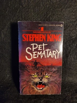 Pet Sematary Stephen King 1984 Signet Printing Paperback Foto 1 de 4