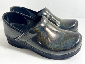 Womens Dansko Professional Petrol Patent Pro Work Nurse Shoe Clog Size 38 US 7.5 - Picture 1 of 7