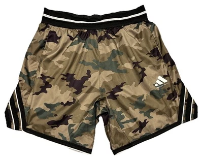 Pantalones Cortos ADIDAS Para Hombre MD "Ajuste Suelto" Camuflaje Baloncesto Atlético Activo, LOGOTIPO Foto 1 de 4