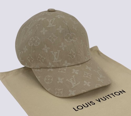 LOUIS VUITTON（LV） Cappello berretto baseball Louis Vuitton LV monogramma cotone essenziale beige taglia M