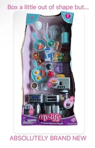 New My Life As Kitchen Appliance Play Set for 18 inch Dolls - 57 Piece Set - Picture 1 of 6