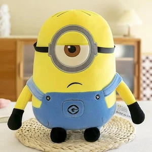 Minions Película Periferia Amarillo Peluche Bob Peluche Stuart Juguetes de Peluche En Jeans Suave - Imagen 1 de 12