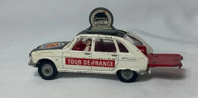 Vtg Corgi Toys Tour De France Renault 16 TV Crew Car Diecast Vehicle Paramount - Image 1 of 4