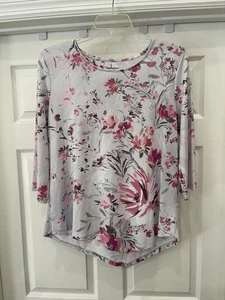 NWT Allison Daley Women’s Floral Top Size Large - Picture 1 of 5