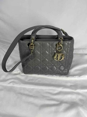 Bolso Christian Dior Mediano Dama Dior Gris SPB-JB 318910 Foto 1 de 4