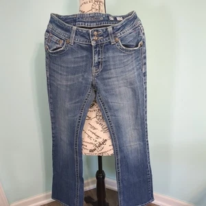 Jeans donna denim Miss Me JP5011 taglio stivaletto impreziosito 29 - Foto 1 di 6