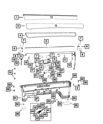 Actuador Rambox Original Mopar 2013-2024 Ram 1500 2500 3500 68206092aa Foto 1 de 4