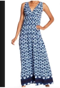 TART CHLOE TIE DYE MATERNITY DRESS BLUE SIZE SMALL NWOT - Picture 1 of 7
