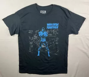 T-shirt Loot Crate Lootwear adulto grande pantera nera Wakanda Forever Marvel - Foto 1 di 3