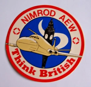 Nimrod AEW STICKER British Airplane Aircraft AEW3 Airborne Early Warning RAF - Picture 1 of 2