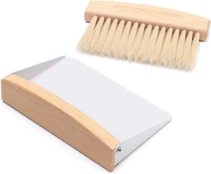 Small Mini Dustpan and Brush Set - Compact Hand Broom with Dustpan Combo Set - B - Picture 1 of 12