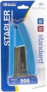Bright Color Standard Stapler (26/6) w/ 500 Ct. Staples, Bright Random Colors - Picture 1 of 16