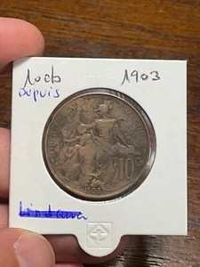 Monnaie France 10 Centimes Dupuis 1903 (10-21) - Imagen 1 de 3