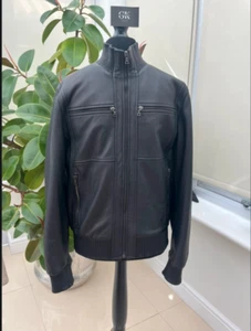 Prada Classic Mens Deerskin Leather Jacket - IT 48 Sz M - Perfect Condition - Picture 1 of 15