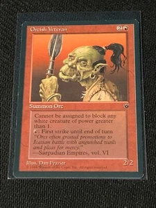 Magic the Gathering Fallen Empires Orcish Veteran (Frazier) - Picture 1 of 2