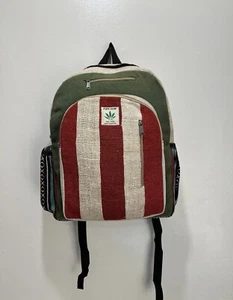 Hemp Backpack | Eco Friendly | Boho | Handmade | Unisex | Nepal - Picture 1 of 8