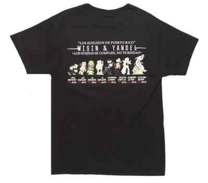 Camiseta negra Wisin & Yandel Dreams Come True, Don't Give Up Raggaeton - Imagen 1 de 2