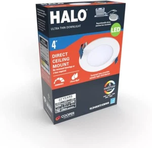 Open Box HALO HLB 4-Inch Thin Recessed Indoor/Outdoor Canless LED - Picture 1 of 4
