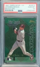 1997 Topps Interleague Match Ups ILM12Cal Ripken/Jefferies PSA 10 Insert POP 29
