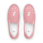 STACKZ - Women?s Prosperity Slip-On &#39;Dollar Sign&#39; Shoes - Pink/White