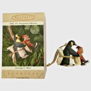 HALLMARK 1995 SHOWCASE COLLECTION LEARNING TO SKATE - Picture 1 of 5