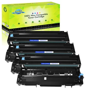 3PK High Yield DR400 Drum Unit for Brother FAX-8350p FAX-8750p DCP-1200 DCP-1400 - Picture 1 of 10